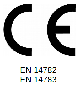 CE EN 14782 / EN 14783